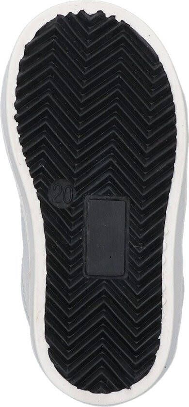BunniesJR Bunnies JR Puk Pit Jongens Lage Sneakers Wit Leer Veters