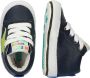 BunniesJR Bunnies JR Zukke Zacht Jongens Babysneakertjes Blauw Leer Veters - Thumbnail 6