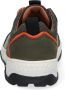 BunniesJR Bunnies JR Charlie Chunky Jongens Lage Sneakers Grijs Oranje Nubuck Veters - Thumbnail 6