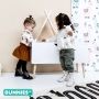 BunniesJR Bunnies JR Tosca Trots Meisjes Combat Boots Zwart Leer Veters - Thumbnail 8