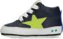 BunniesJR Bunnies JR Zukke Zacht Jongens Babysneakertjes Blauw Leer Veters - Thumbnail 5