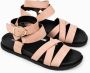 Amelie essence Dames Muiltjes met Houten Hak Grote Gesp Goudkleurige Details Made in Spain Amelie s - Thumbnail 4