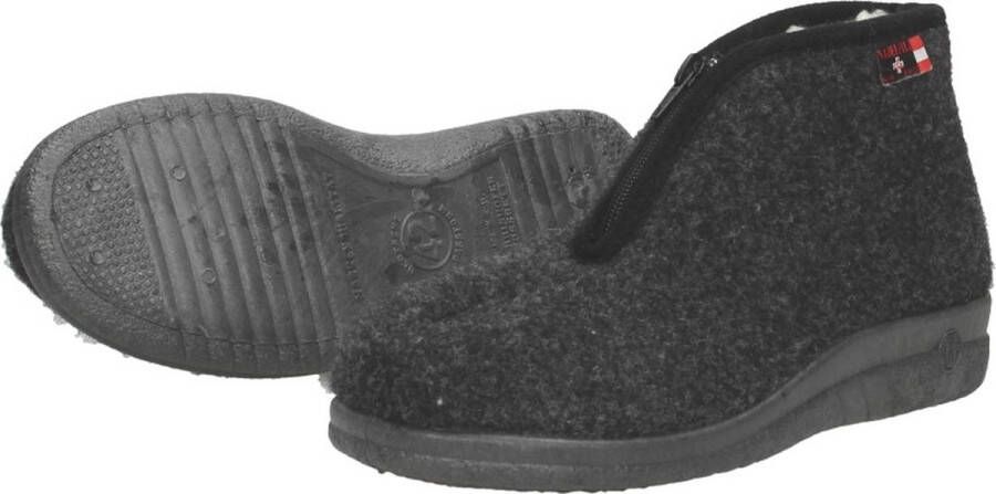 Cal Pantoffels Dicht Pantoffels Dicht Donkergrijs