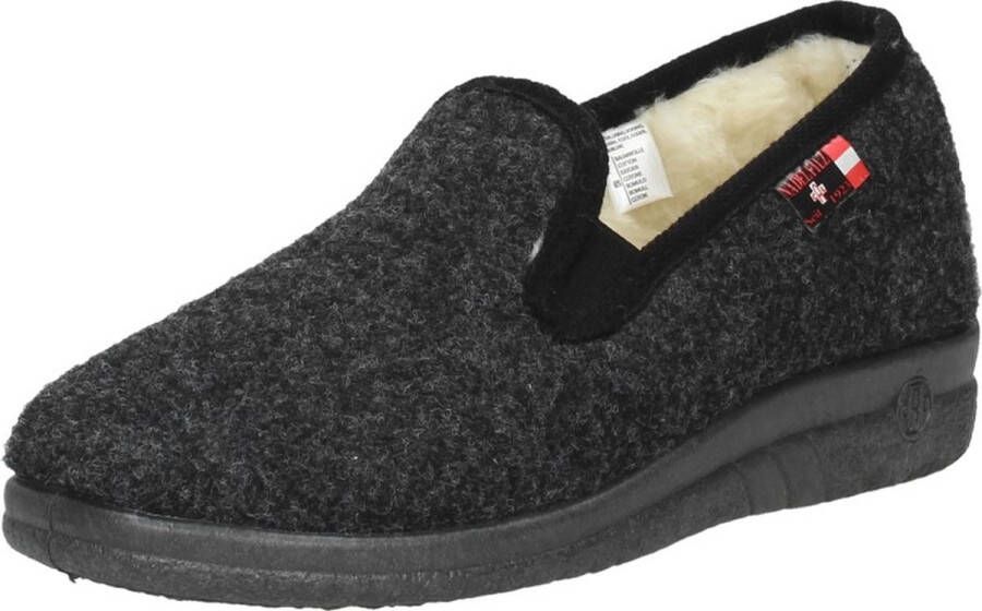 Cal Pantoffels Dicht Pantoffels Dicht Donkergrijs