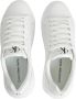 Calvin Klein Chunky Cupsole Lac Up Dames Lage sneakers Leren Sneaker Dames Wit - Thumbnail 6