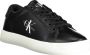 Calvin Klein Jeans Stijlvolle leren sneakers met rubberen zool Black Heren - Thumbnail 5