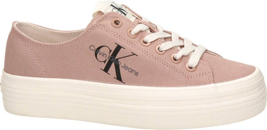 Calvin Klein Effen Sneakers Met Veters