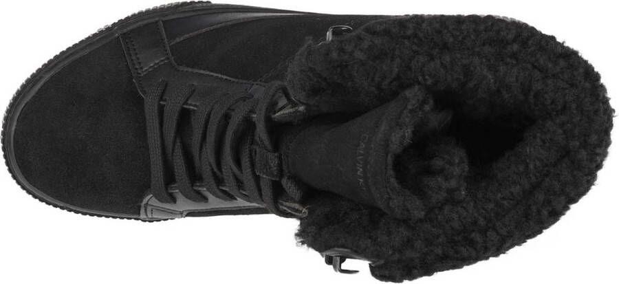 Calvin Klein Hidden Wedge Warm YW0YW00439-0GJ Vrouwen Zwart Sneakers Laarzen