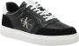 Calvin Klein Zwarte Polyester Sportieve Sneakers met Stijlvol Print Black Heren - Thumbnail 3