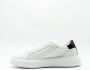 Calvin Klein Sportieve witte vetersneakers met contrastdetails White Heren - Thumbnail 10