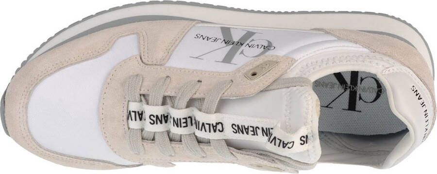 Calvin Klein Runner Laceup YW0YW00462-YAF Vrouwen Wit Sneakers