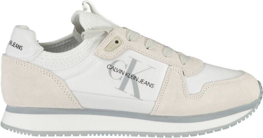 Calvin Klein Runner Laceup YW0YW00462-YAF Vrouwen Wit Sneakers