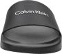 Calvin Klein Rubberen Zwembadsandalen Lente Zomer Collectie Black Heren - Thumbnail 14