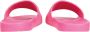 Calvin Klein Jeans Fuchsia Wit Monogram Slippers Pink Dames - Thumbnail 12