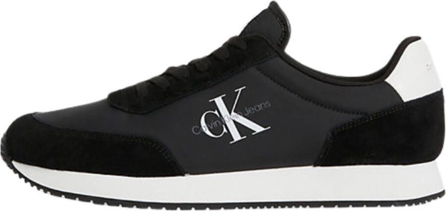 Calvin Klein Suede Sneakers Heren Zwart