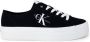 Calvin Klein Jeans Witte Casual Canvas Sneakers voor Dames White Dames - Thumbnail 7