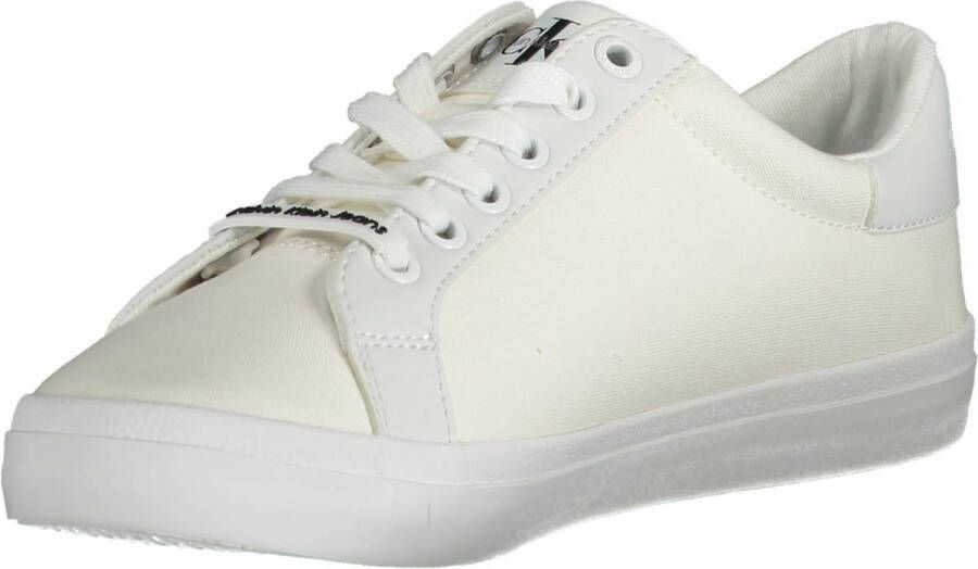 Calvin Klein Witte katoenen sneaker