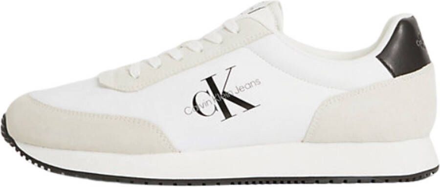 Calvin Klein Witte nylon sneaker