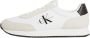 Calvin Klein Jeans Witte Sneakers met Gerecycled Polyester en Suède White Heren - Thumbnail 6