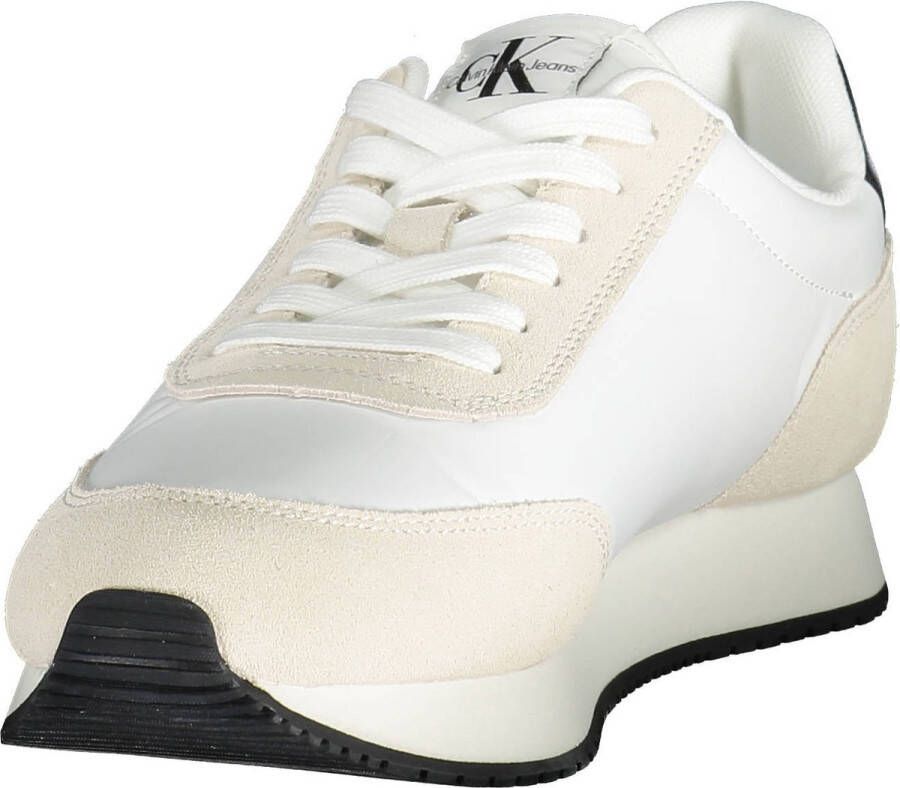 Calvin Klein Witte nylon sneaker