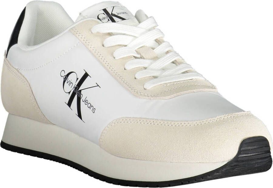 Calvin Klein Witte nylon sneaker