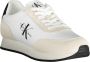 Calvin Klein Jeans Witte Sneakers met Gerecycled Polyester en Suède White Heren - Thumbnail 10