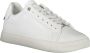 Calvin Klein Witte polyester sneakers met veters print contrastdetails logo White Heren - Thumbnail 5