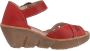 Camel active Comfortabele Oasis Damessandaal Red Dames - Thumbnail 3