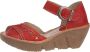 Camel active Comfortabele Oasis Damessandaal Red Dames - Thumbnail 4