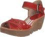 Camel active Comfortabele Oasis Damessandaal Red Dames - Thumbnail 6
