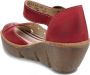 Camel active Comfortabele Oasis Damessandaal Red Dames - Thumbnail 7