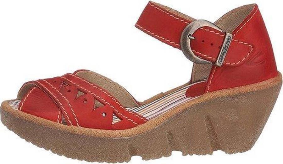 Camel Active Dames Sandalen Rood