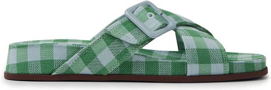 Camper Atonik Sandalen Damen Groen Wit