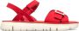 Camper Oruga Platte Leren Sandalen Red Dames - Thumbnail 3