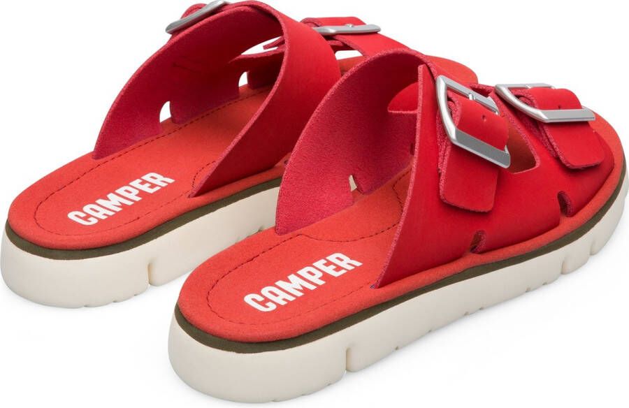 Camper Oruga Sandalen Damen Rood