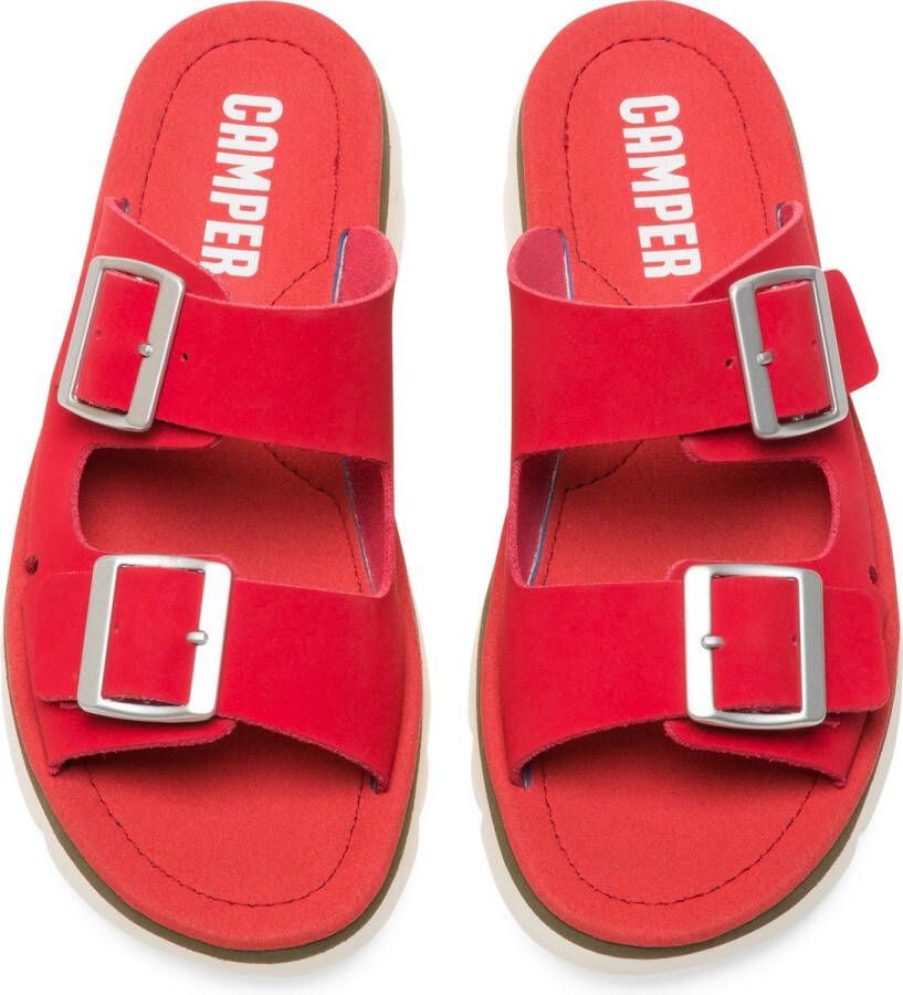 Camper Oruga Sandalen Damen Rood