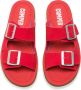 Camper Oruga Platte Leren Sandalen Red Dames - Thumbnail 13