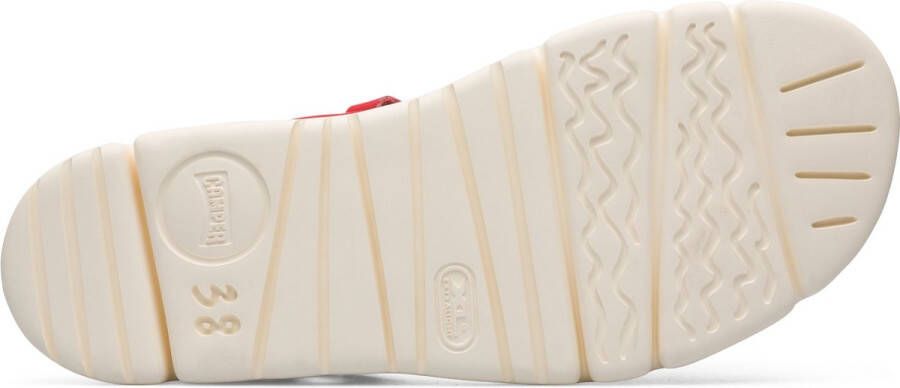 Camper Oruga Sandalen Damen Rood