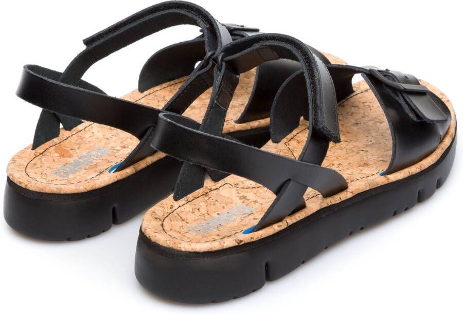 Camper Oruga Sandalen Damen Zwart