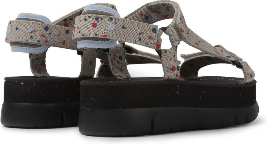 Camper Oruga Up Sandalen Damen Lichtgrijs