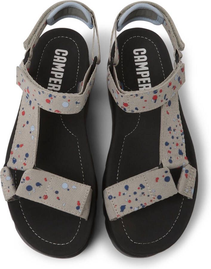 Camper Oruga Up Sandalen Damen Lichtgrijs