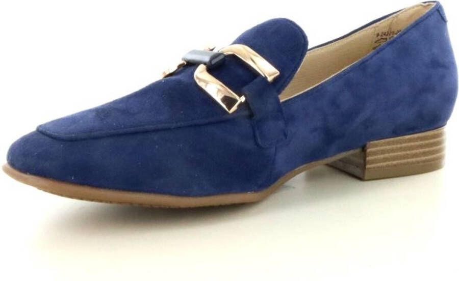 Caprice 9 24201-20 Dames instapper Blauw suede