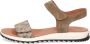 Caprice Maddie suède sandalen met slangenprint olijfgroen - Thumbnail 2