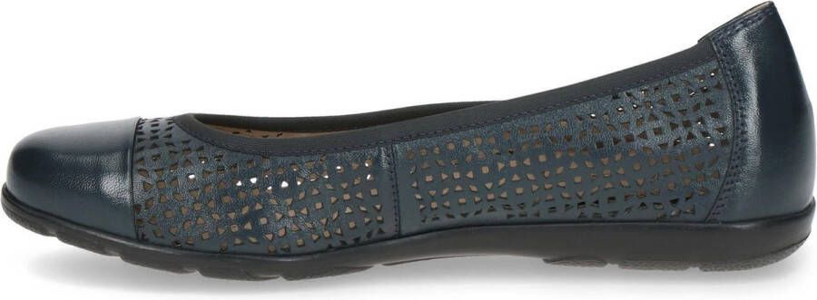 Caprice Ballerina's slipper comfortabele schoen instapschoen met perforatie - Foto 6