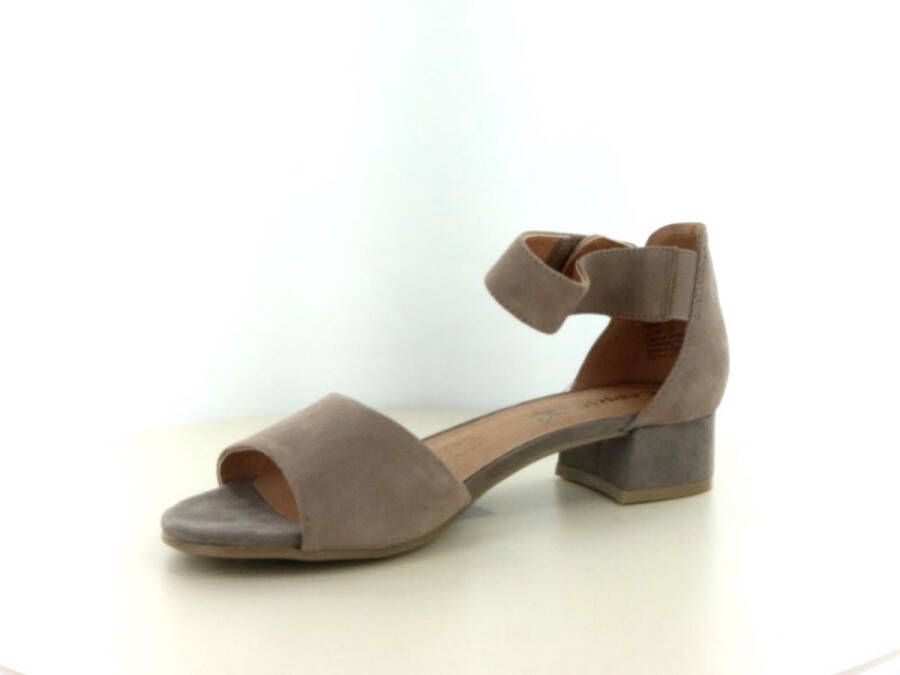 Caprice Nette sandaal Taupe suede