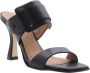 Carmens Heeled Mules Zwart Dames - Thumbnail 7