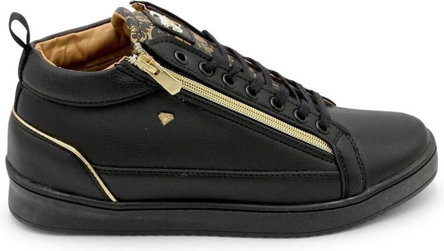 Cash Money Heren Sneaker Majesty Black CMS98 Zwart
