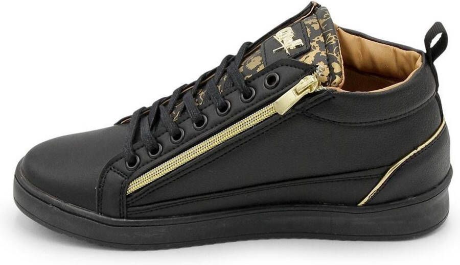 Cash Money Heren Sneaker Majesty Black CMS98 Zwart