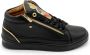 Cash Money Heren Sneakers Prince Full Black CMS98 Zwart Maten: - Thumbnail 3