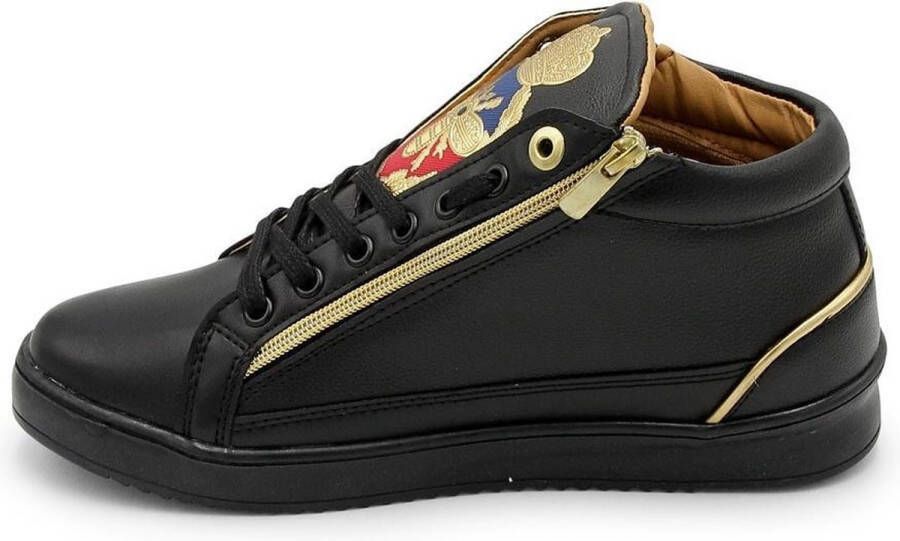 Cash Money Heren Sneakers Prince Full Black CMS98 Zwart